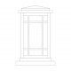 Avenue Column Mount Six Inch